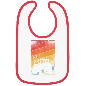 Discover Farming Farmer Retro Tractor Bibs