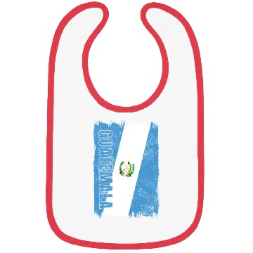Discover Guatemala vintage flag Bibs