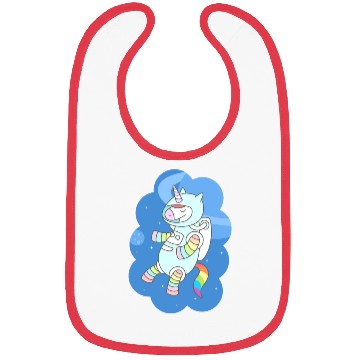 Discover Unicorn Astronaut Bibs