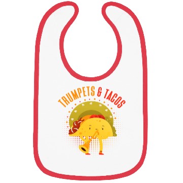 Discover Funny Trumpet Player Taco Lover Bibs