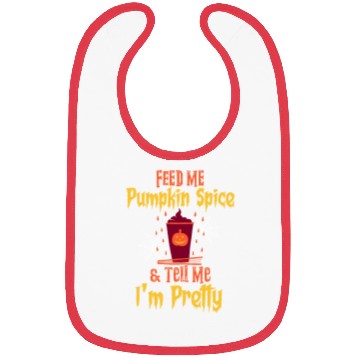 Discover Feed Me Pumpkin Spice Fall Halloween Bibs