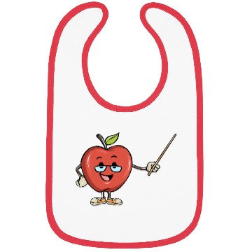 Discover apple teacher Bibs