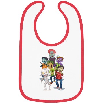 Discover Halloween scary Bibs