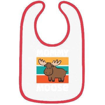 Discover Mommy Moose Matching Moose Mama Moose Bibs