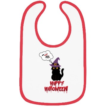 Discover HALLOWEEN MURDER CAT Bibs