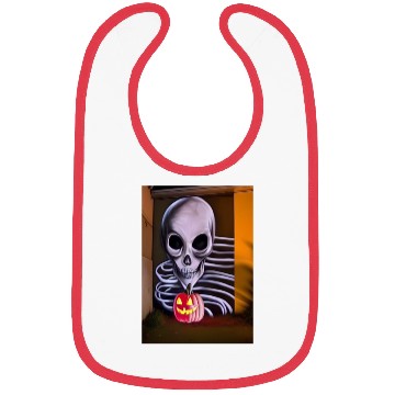 Discover STREET ART SKULL AND PUMPKIN Bibs