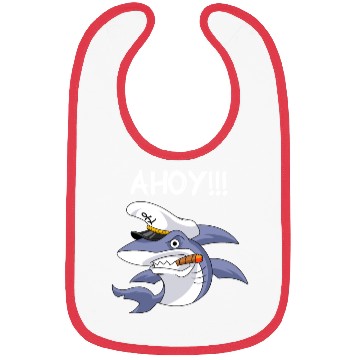 Discover Shark Captain Bibs