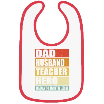 Discover Dad Husband Teacher Hero Bibs