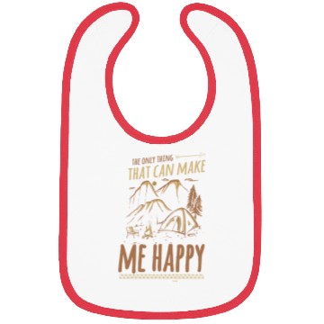 Discover Camping nature friends mountains happy Bibs