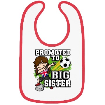 Discover Promoted To Big Sister Soccer Player United Bibs