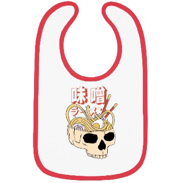 Discover Ramen skull Bibs