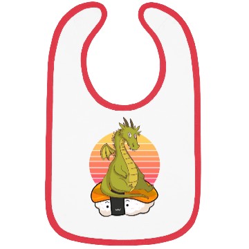 Discover Sushi dragon Bibs