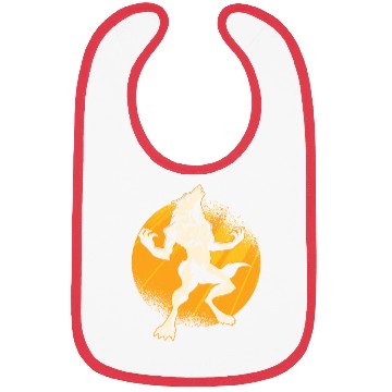 Discover Halloween Monster Line Art Werewolf Horror Bibs