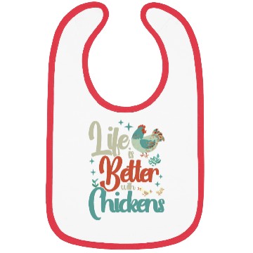 Discover Chickens Rooster Chicken Farmer Hen Poultry Cock Bibs