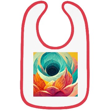 Discover Colorful mandala flower version 6 Bibs