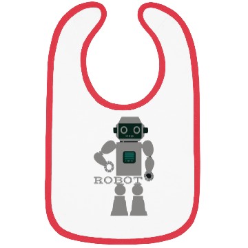 Discover ROBOT digital character. Bibs