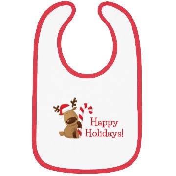 Discover Happy Holidays Bibs