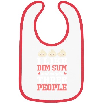 Discover Funny Dim Sum Lover Dumpling Chinese Food Bibs