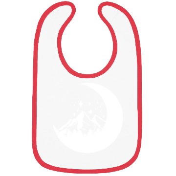 Discover Mountains in the moon Full moon Bibs