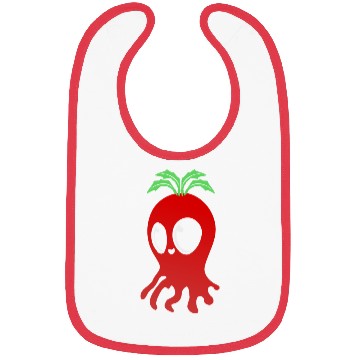 Discover Red ghost boo! cute and happy design Bibs