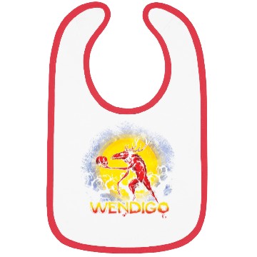 Discover Folk Creature Wendigo Forest Halloween Cryptid Bibs