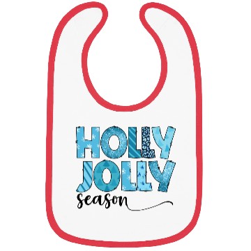 Discover Holly Jolly season sublimation Bibs