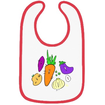 Discover Vegetable friends Bibs