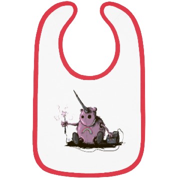 Discover Unicorn robot Magic Bibs