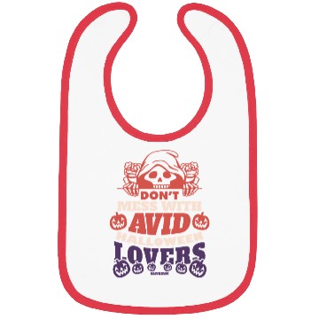 Discover Skeleton Halloween funny saying Bibs