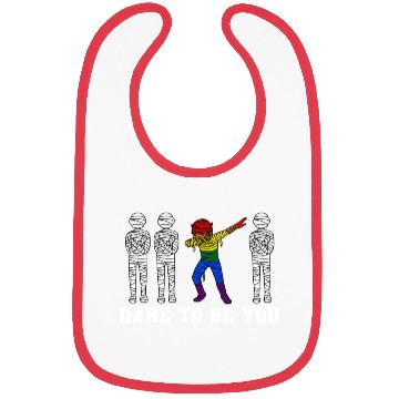 Discover Dabbing Mummy LGBTQ Pride Halloween Bibs