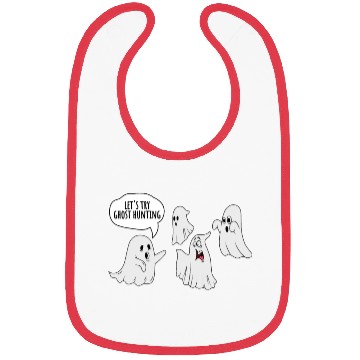 Discover Ghost Hunting Cute Ghosts Spooky Halloween Bibs