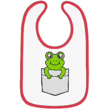 Discover Chest bag small cute frog Bibs