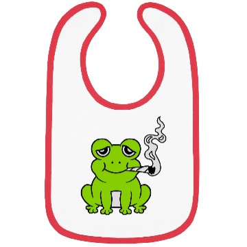 Discover Stoned Weed Joint Frog Bibs
