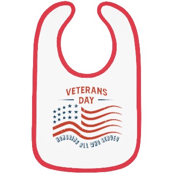 Discover Veterans Day Bibs