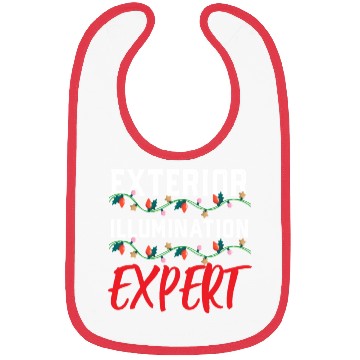Discover Funny Christmas Light Exterior Illumination Expert Bibs