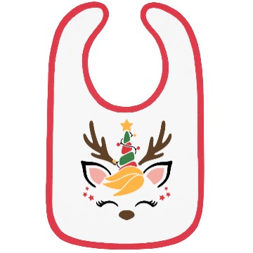 Discover cute Christmas reindeer Bibs
