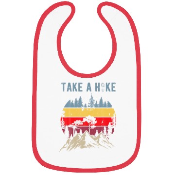 Discover Hiking Nature Hike Hiker Outdoor Funny Take a Hike Bibs