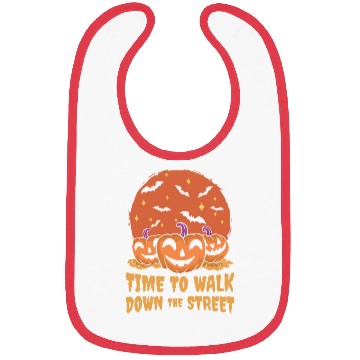 Discover Retro Vintage Halloween Scary Lantern Horror Bibs