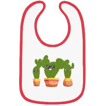 Discover Funny Sunglasses Cacti Succulent Nature Cactus Bibs
