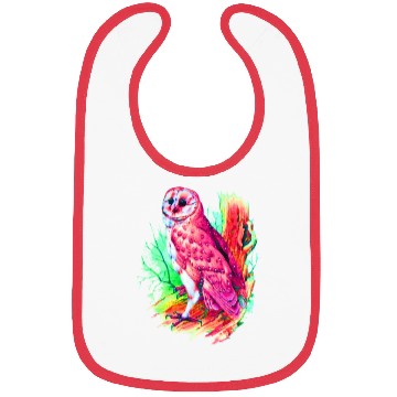 Discover Great Owl Illustrate Bibs