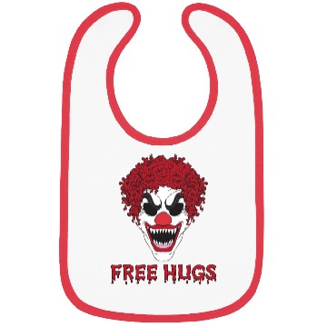 Discover Free Hugs from terrifying Clown Bibs