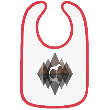 Discover Dobermann abstract - Geometry Dog Triangle Bibs