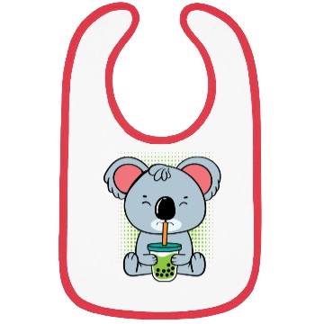 Discover Koala Bubble Tea Foodie Gift Bibs