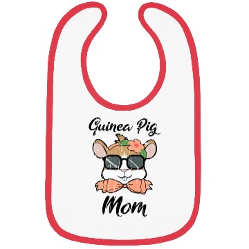 Discover Guinea Pig Mom - animal lover Bibs