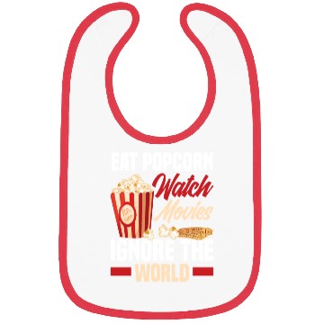Discover Film Popcorn Cinema Bibs