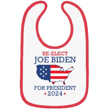 Discover Re-Elect Joe Biden For President 2024 Bibs