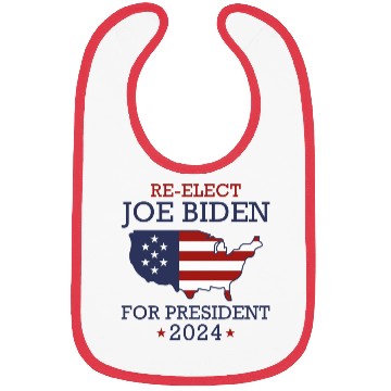 Discover Re-Elect Joe Biden For President 2024 Bibs