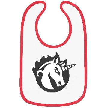 Discover Basic Unicorn Logo Bibs