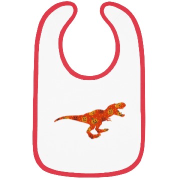 Discover Dinosaur Pumpkin Head Jack O' Lantern Halloween Bibs