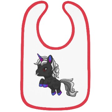 Discover Goth Unicorn Zombie Gothic Occult Halloween Bibs